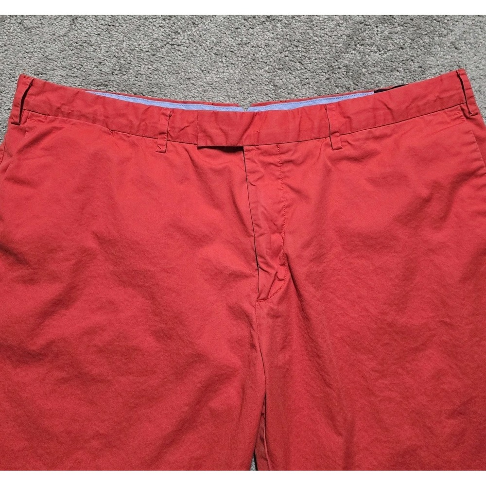 VTG Polo Ralph Lauren Classic Fit Nantucket Red Chino Shorts Mens 38 Pima Cotton - Picture 3 of 15